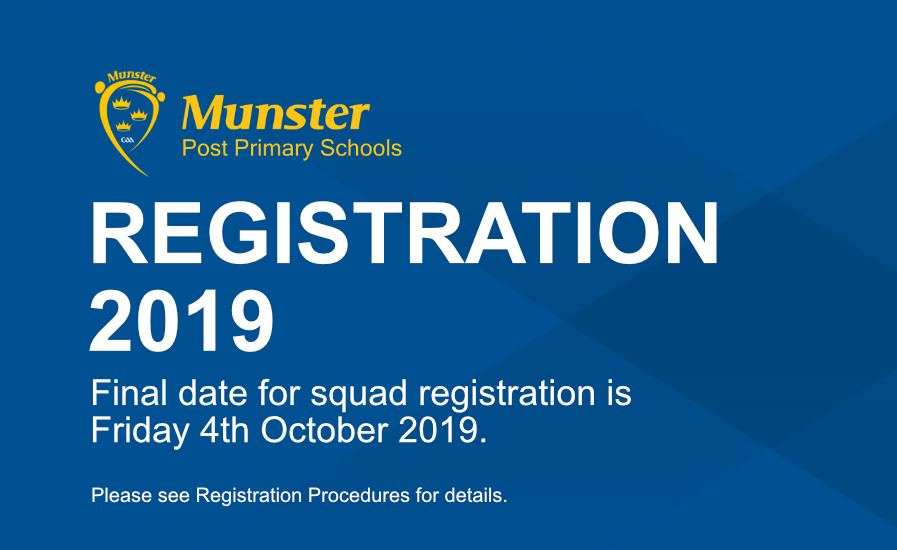 Registration 2019 now open