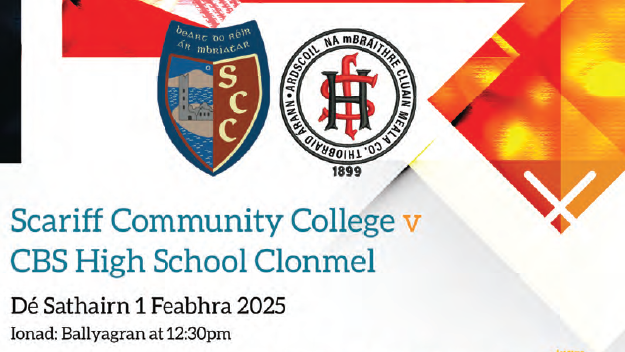 2024/2025 TUS Corn Thomais Mhic Choilm (Under 19 B Hurling) Final – High School Clonmel 2-19 Scariff Community College 2-7